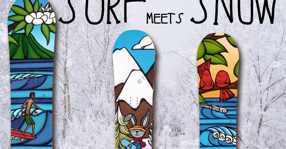 The Surf Art of Heather Brown: Heather Brown X Elan Snowboards for 
